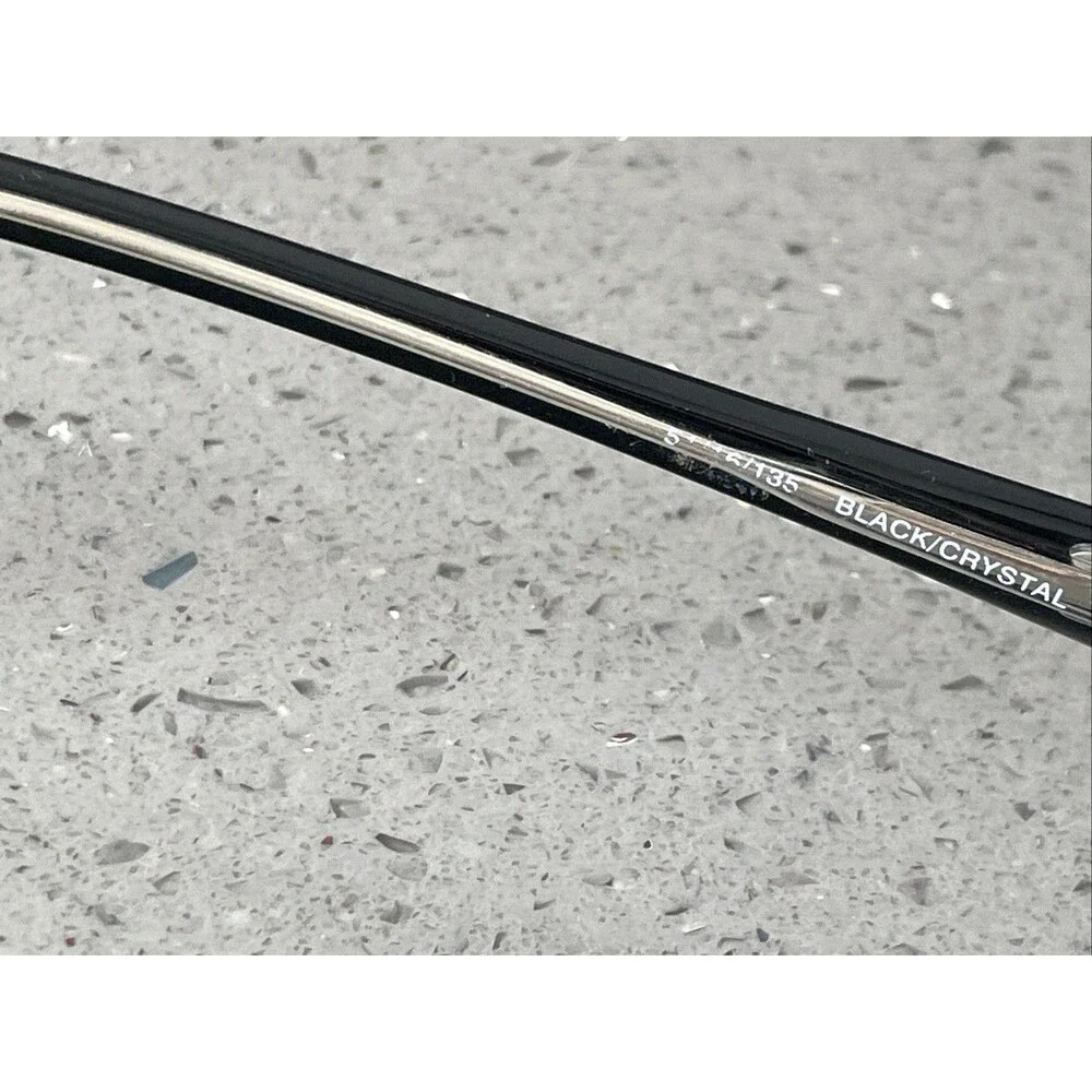 DOLABANY Eyewear Tokyo 51-16-135 Black/Crystal Full Rim Eyeglasses Frames ONLY